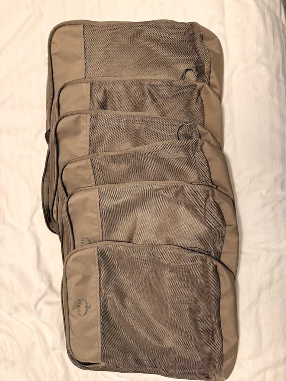 OSPREY Travel Toiletry Pouch Set in Taupe